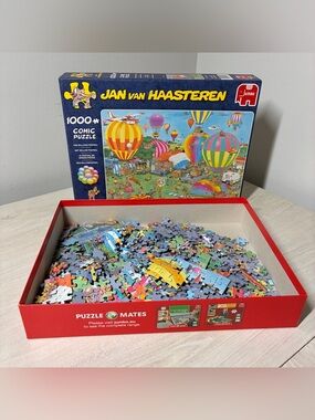 Jan Van Haasteren The Balloon Festival 1000 Piece Comic Jigsaw Puzzle Jumbo Box